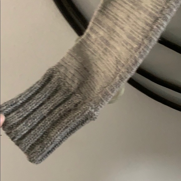 Gray long sweater cardigan size M - Picture 6 of 7